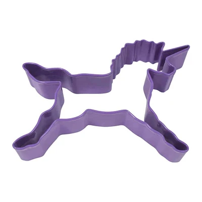 Unicorn Cookie Cutter (Purple, 5.25")