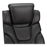 Alera Alera Maurits Highback Chair, Supports Up to 275 lb, Black Seat/Back, Chrome Base