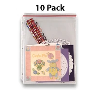 Zip Top Supply Case & Page Protector - Scrapbooking, Cardmaking, and Papercrafting