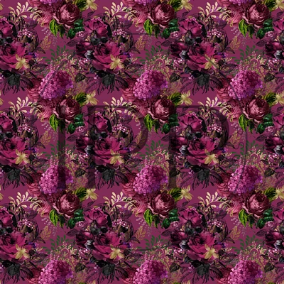 #135 Fancy Floral  12x12 Pattern Vinyl