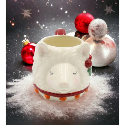 kevinsgiftshoppe Ceramic Christmas Alpaca/Llama Mug, Home Dcor, Gift for Her, Gift for Mom, Kitchen Dcor, Christmas Dcor