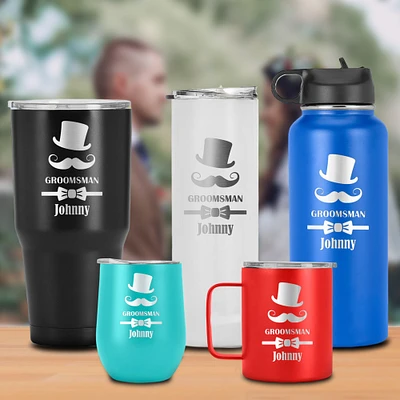 Groomsman Gifts Personalized Tumbler, Gift for him, Groomsman Proposal, Bachelor Party Gifts, Groomsman Gift Ideas, Groomsman Gift