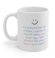 Positive Affirmations Reminder Mug