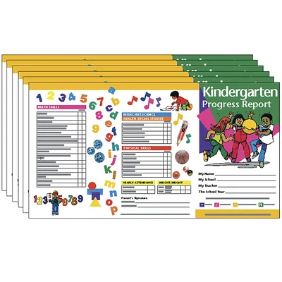 Kindergarten Progress Report, 10 Per Pack, 6 Packs