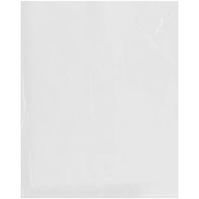 Plymor Flat Open Clear Plastic Poly Bags, Mil