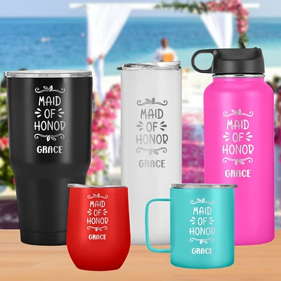 Maid Of Honor Gift, Maid Of Honor Tumbler, Will You Be My Maid Of Honor, Bridesmaid Tumbler, Maid Of Honor Proposal, Matron Of Honor Gift