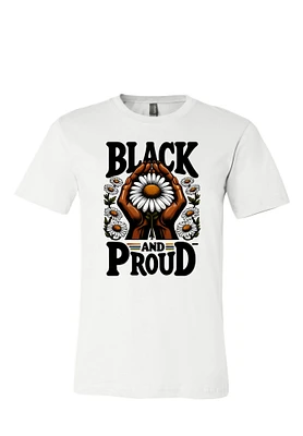 Black History Juneteenth Themed T-Shirt - Black and Proud