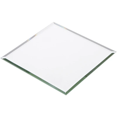 Plymor Square 3mm Beveled Glass Mirror, 5 inch x 5 inch