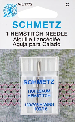 Schmetz Hemstitch Machine Needle-Size 16/100 1/Pkg