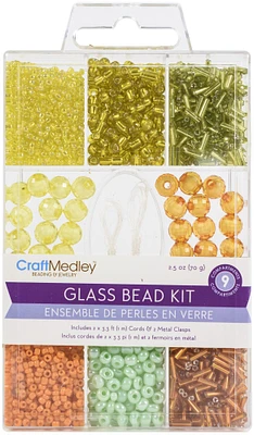 Craft Medley Glass Bead Kit 90G-Tropicana