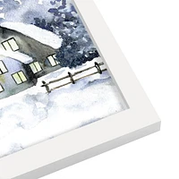 Watercolor Forest Home by Tanya Shumkina Frame  - Americanflat