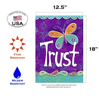 Trust Decorative Trust Double Sided Flag