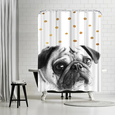 Dogb3 by Ikonolexi Shower Curtain 71" x 74"