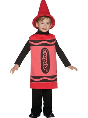 Child's Classic Red Crayola Crayon Toddler Costume