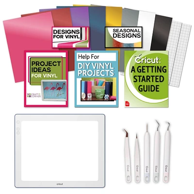 Cricut BrightPad Go & Weeding Tools Bundle