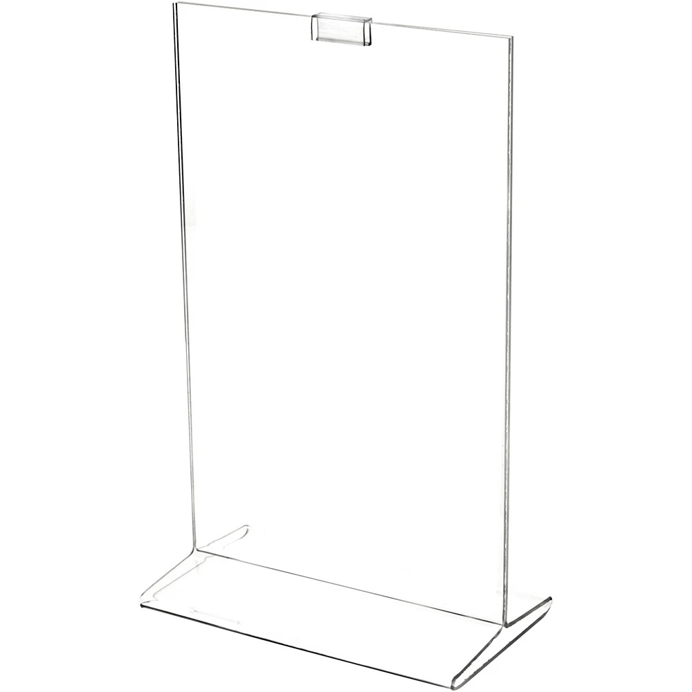 Plymor Clear Acrylic Sign Display / Literature Holder (Top-Load