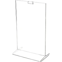 Plymor Clear Acrylic Sign Display / Literature Holder (Top-Load