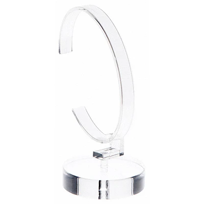 Plymor Clear Acrylic Watch Display Stand, 2" Round x 4" H