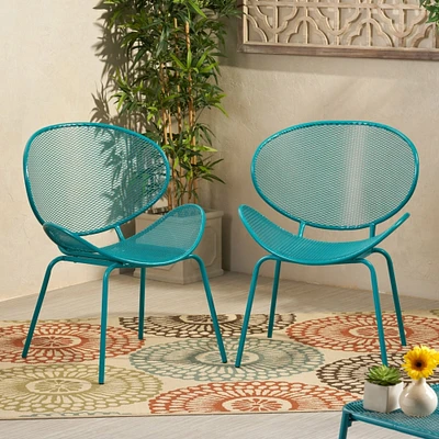GDF Studio Jailynn Outdoor Dining Chair (Set of 2)