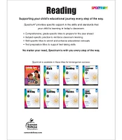 Spectrum Reading Comprehension Kindergarten Workbook, Ages 5 to 6, Kindergarten Reading Comprehension, Letters and Sounds, Word Recognition, Sight Word Activities, and Phonics - 166 Pages