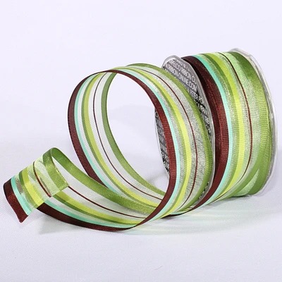 The Ribbon People Stripe Wired Craft Ribbon 1.5" x 54 Yards