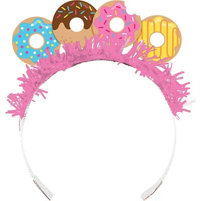 Party Central Pack of 48 Vibrantly Colored Donut Time Party Headbands 6"