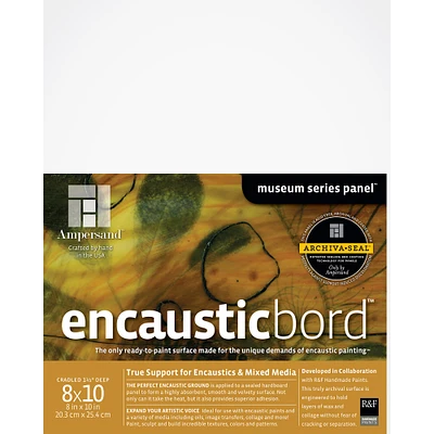 Ampersand Art Encausticbord, Cradled, 1-1/2" Profile, 8" x 10"