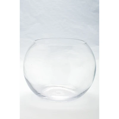 CC Home Furnishings 12" Clear Glass Bubble Bowl Floating Tealight Candle Holder