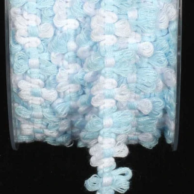 The Ribbon People Blue and White Rococo Craft Trim .625" x 88 Yards