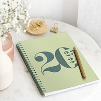 Rileys Planner 2023-2024 18-Month Academic Weekly Planner - Typographic Weekly & Monthly Agenda Planner, Flexible Cover, Notes Pages, Twin-Wire Binding (8 x 6 inch, Green)