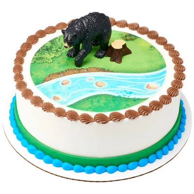 Wild Black Bear DecoSet® Cake Decoration 