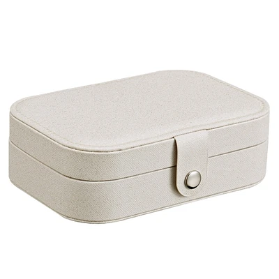 Generic 2 Tiers Jewelry Portable Box Earrings Travel Case Storage Organizer Container