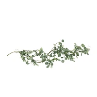 GDF Studio Mauhaut 5-foot Floral Eucalyptus Artificial Garland, Green