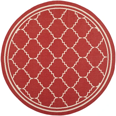 Safavieh   Outdoor CY6889-248 Courtyard Red / Beige Rug