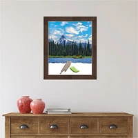 Amanti Art Wildwood Brown Narrow Picture Frame