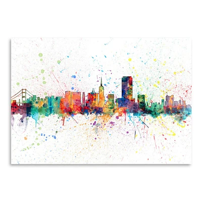 San Francisco City Skyline New 5 by Michael Tompsett  Poster Art Print - Americanflat