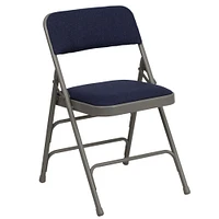 Emma and Oliver 4 Pack Home & Office Portable Party Events Padded Metal Folding Chair