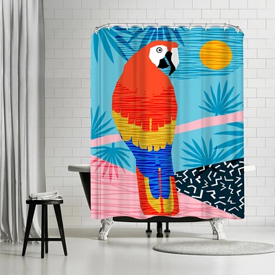 Say What by Wacka Designs Shower Curtain 71" x 74"