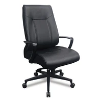 Tempur-Pedic Executive Chair, 20.5" to 23.5" Seat Height, Black