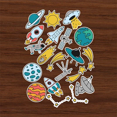 Outer Space Stickers