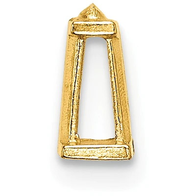 14K Gold Tapered Baguette Setting 7.3x3.3mm