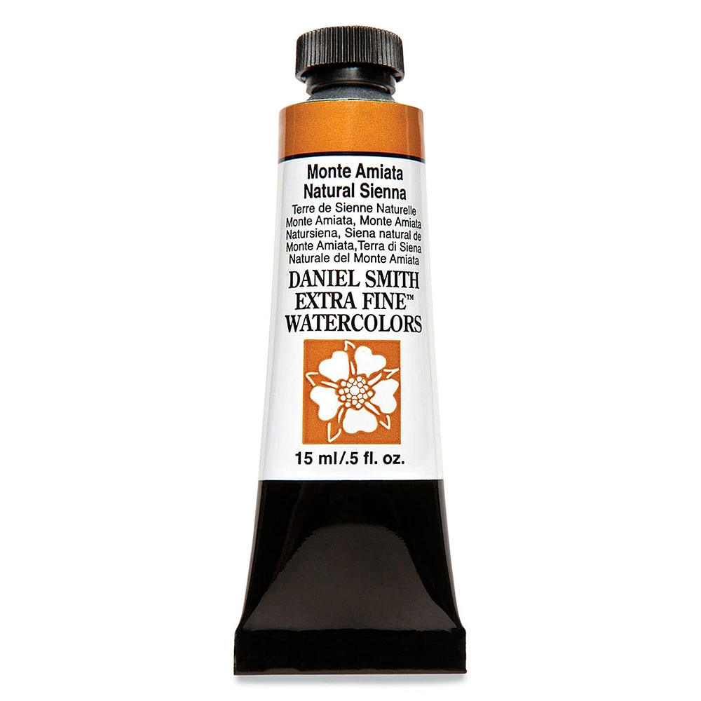 Daniel Smith Extra Fine Watercolor - Monte Amiata Natural Sienna, 15 ml, Tube