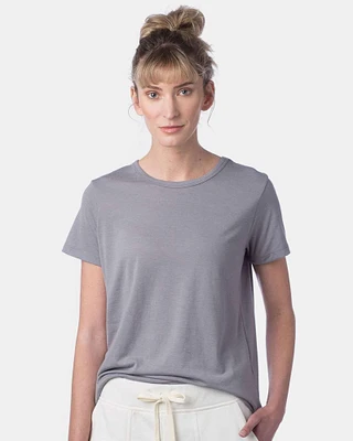 Premium Women's Triblend Tees, Ladies Triblend T-shirt | 4.4 oz./yd², 40/35/25 TENCE Modal/cotton/recycled polyester | Elevate Their Wardrobe with Trendy and Breathable Options | RADYAN®