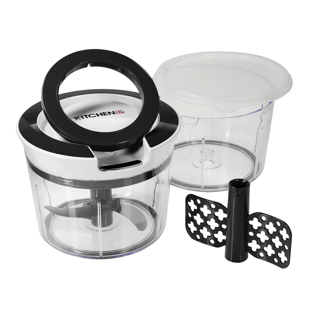 Kitchen HQ HQ Mighty Prep Chopper and Whipper with Extra Bowl and Lid Model 673-137