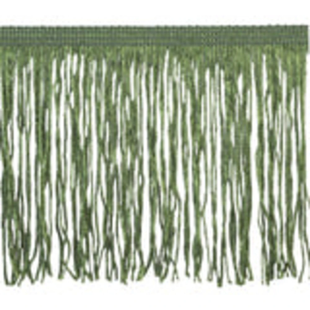 Belagio Chainette Fringe, 4" Wide, 10-Yard Bolt, Hunter Green