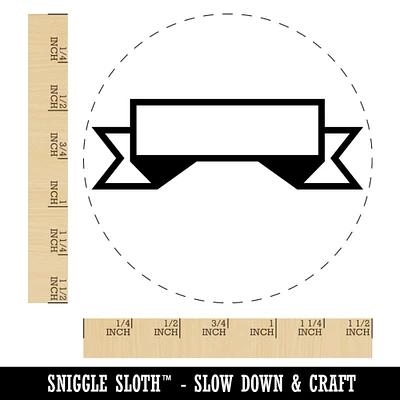 Banner Outline Self-Inking Rubber Stamp for Stamping Crafting Planners