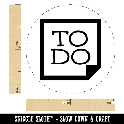 To Do Note Self-Inking Rubber Stamp for Stamping Crafting Planners