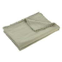 Nate Home by Nate Berkus Matelasse Blanket with Fringe