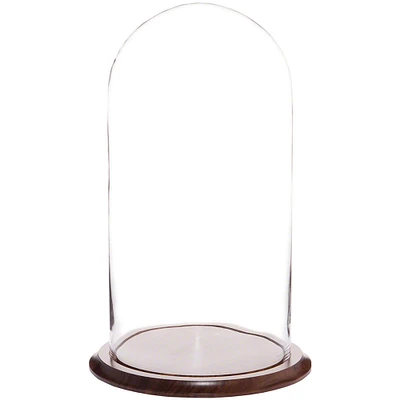Plymor 9.75" x 20" Glass Display Dome Cloche