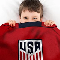 Sleep Squad US Women's Soccer Lindsey Horan 60” x 80” Raschel Plush Jersey Blanket